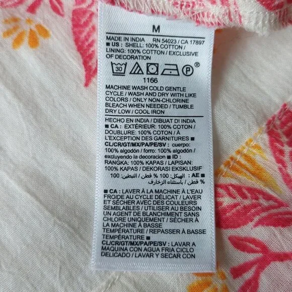 Old Navy Tie Shoulder Floral Sleeveless Maxi Swing Dress Medium Pockets Flowy - Picture 10 of 12